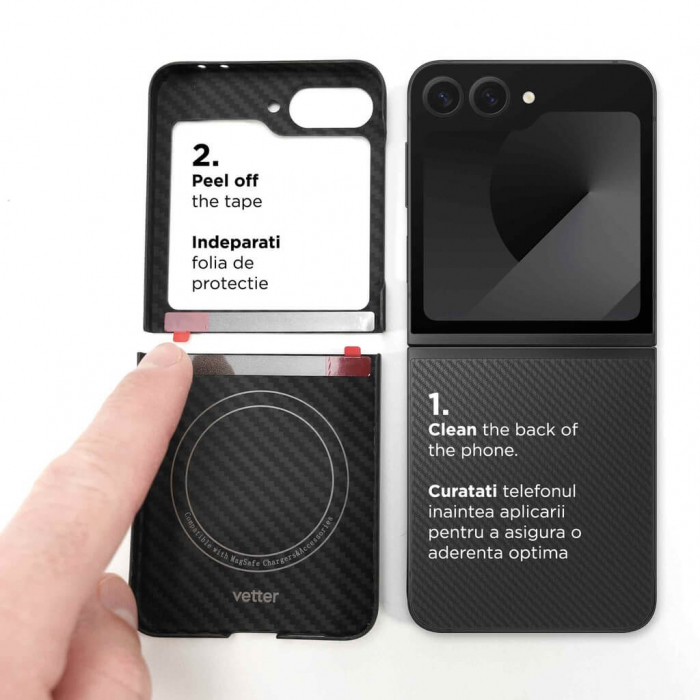 Husa Vetter Aramida Samsung Galaxy Z Flip 6 magsafe [3]