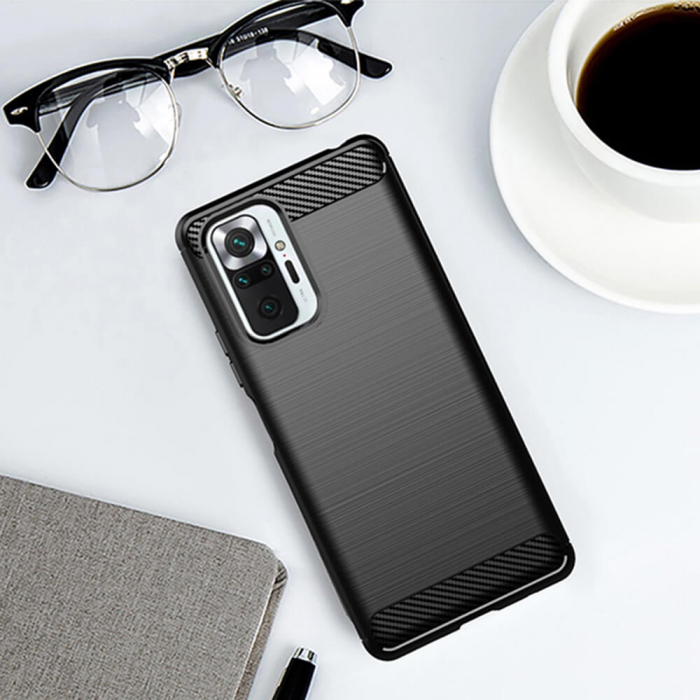 Husa Xiaomi Redmi Note 10 Pro / Note 10 Pro Max Techsuit Carbon [6]