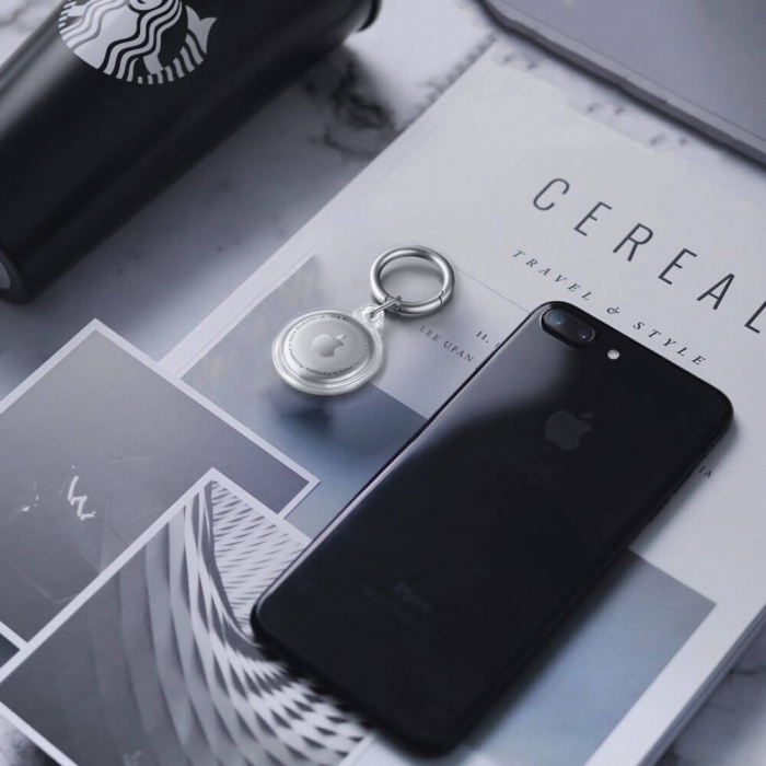 Husa Tech-Protect Icon pt Airtag transparent [6]