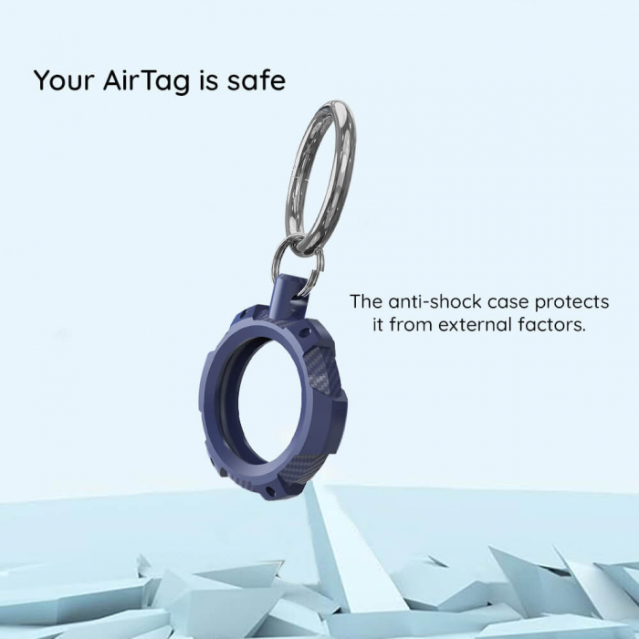 Husa Techsuit Apple AirTag Rugged Armor negru [4]