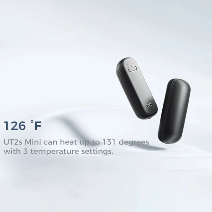 Incalzitoare de maini Ocoopa UT2s Mini (UT3055-OG) - Type-C, Magnetic Design, PoketSized, 3 Levels, 2x 2600mAh - Orange [2]