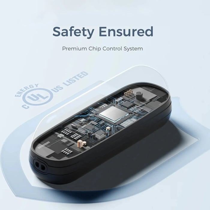 Incalzitoare de maini Ocoopa UT2s Mini (UT3055-OG) - Type-C, Magnetic Design, PoketSized, 3 Levels, 2x 2600mAh - Orange [3]