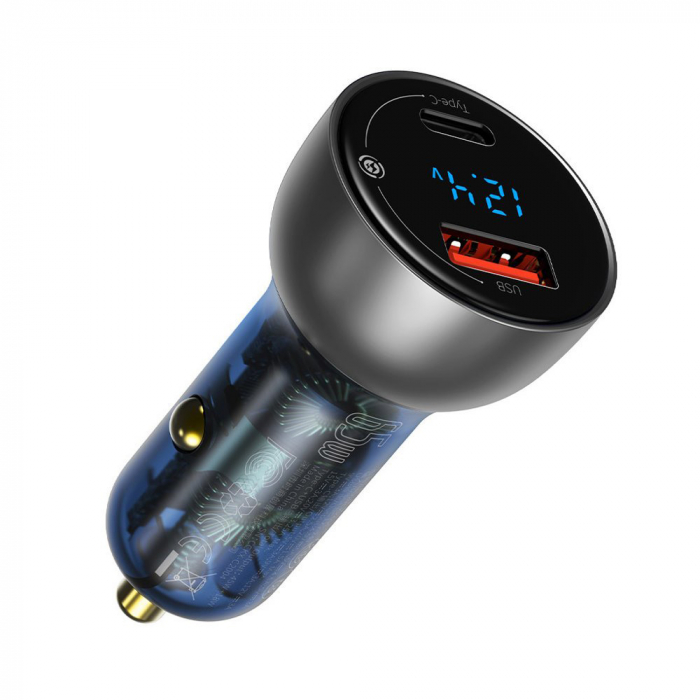 Incarcator auto Baseus power delivery 65w type c CCKX-C0A [1]