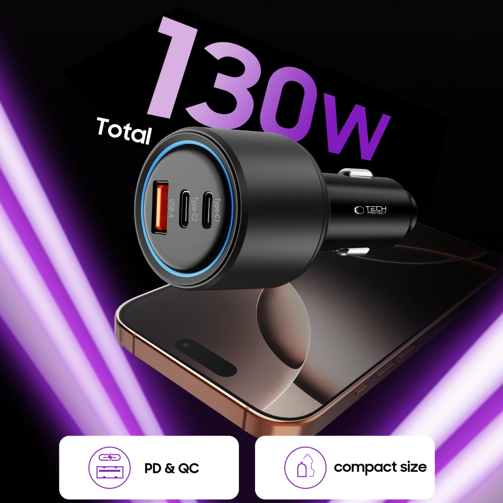 Incarcator auto Tech-Protect CC04 PD130w [3]