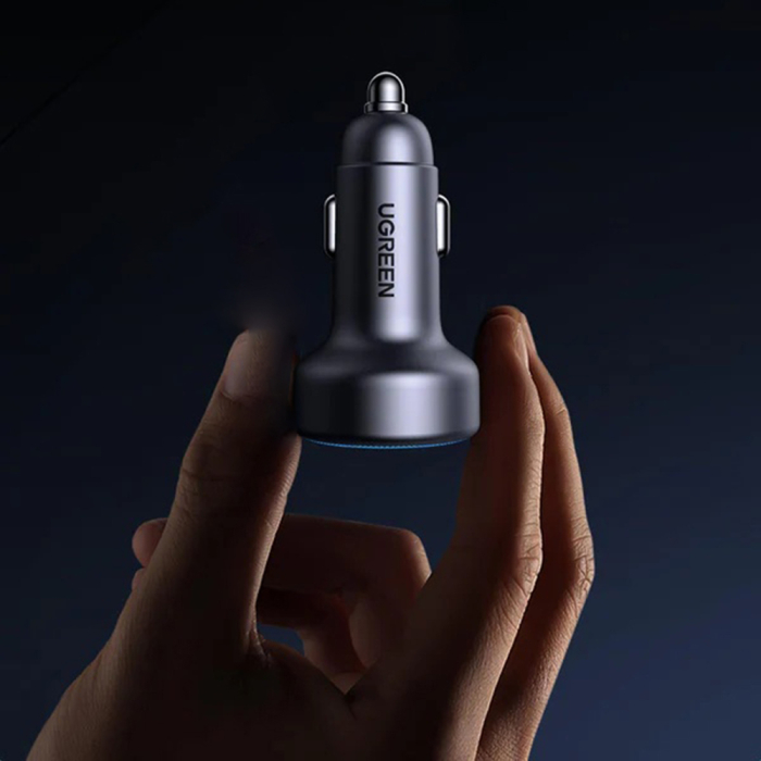 Incarcator auto  Ugreen EC307 (45843) - USB, 2x Type-C, 30W, Fast Charge, QC3.0, 22.5W - Black [3]