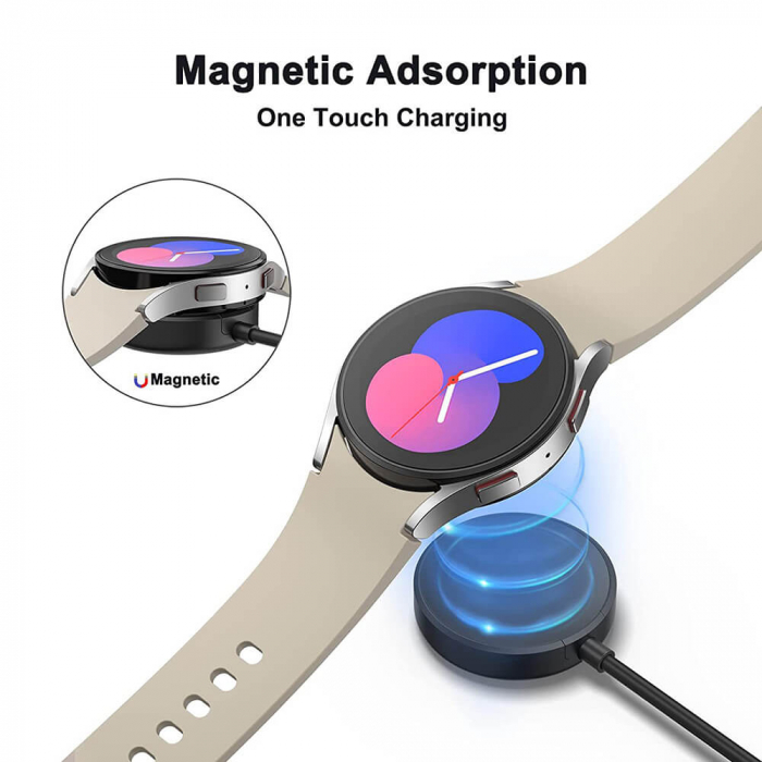Incarcator ceas Techsuit TSC11 Galaxy Watch 3 / 4 / 4 Classic / 5 / 5 Pro / 6/ 6 Classic, Active 1 / 2 [3]