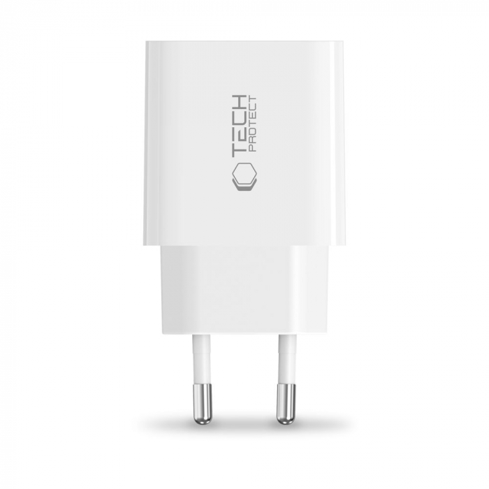 Incarcator retea Tech-Protect NC20W alb [4]