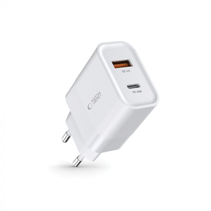 Incarcator Tech-Protect C30w alb  usb/type c [1]