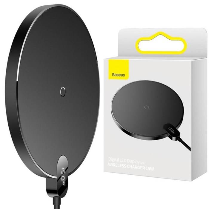 Incarcator wireless Baseus Digital Display, 15W [2]