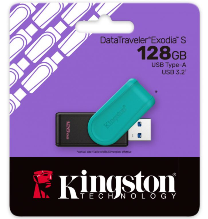 Memorie Externa USB-A 3.2 Kingston DT Exodia S, 128Gb DTXS/128GB [3]