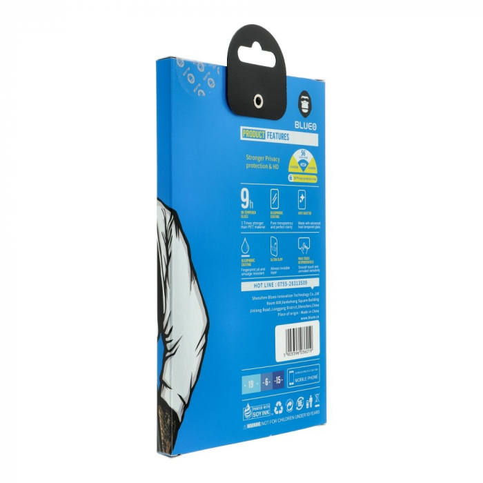 Folie 5D Mr. Monkey Glass IPhone 12 Pro Max Strong Privacy [4]