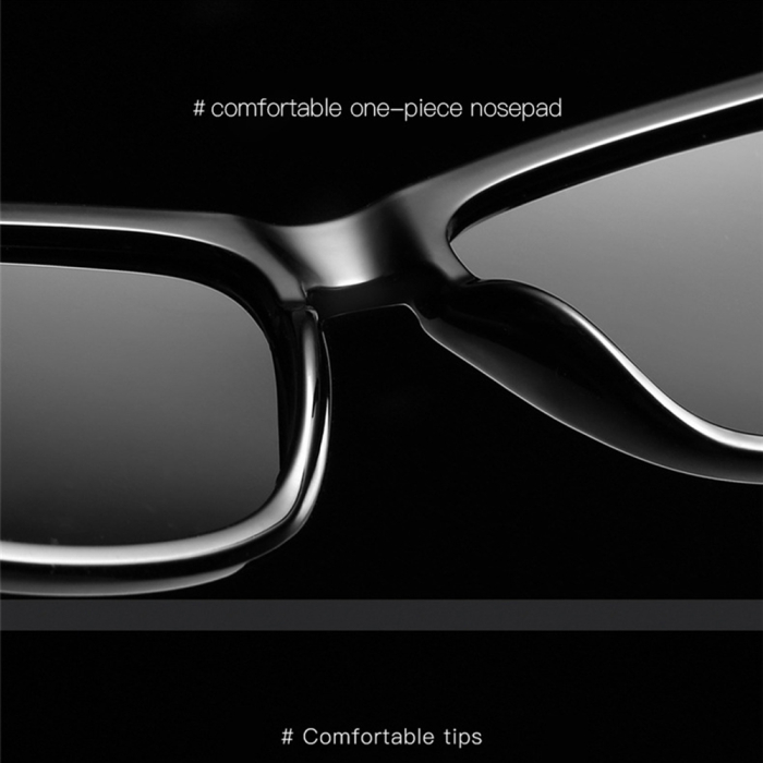 Ochelari de soare Techsuit - Sunglasses Polarized (0717) - for Men, with UV Protection - Black [4]