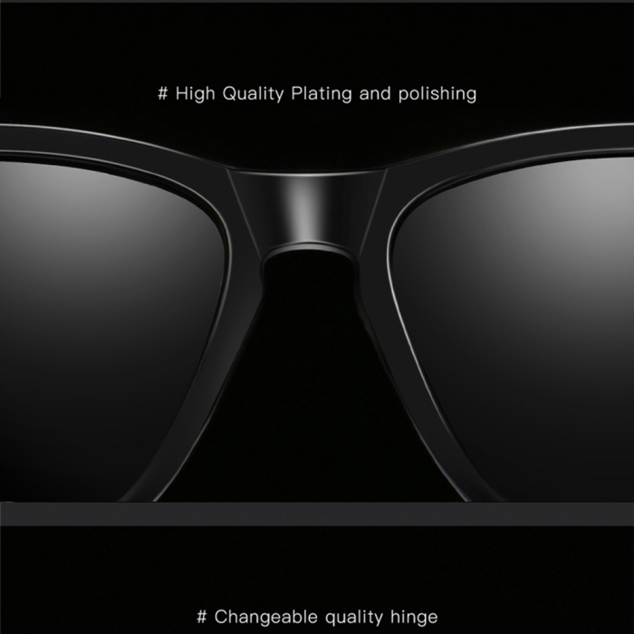Ochelari de soare Techsuit - Sunglasses Polarized (0717) - for Men, with UV Protection - Black [3]