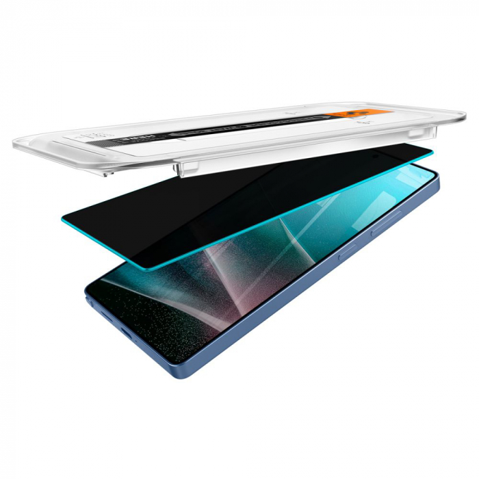 Pachet 2 X Folie sticla privacy Spigen GLAS.tR EZ FIT Samsung Galaxy S25 Ultra [5]