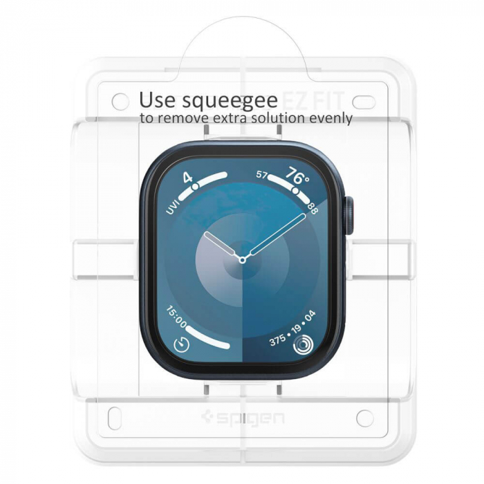 Pachet 2x Folie Spigen Elite shield Ez Fit Apple Watch 10 46mm [5]