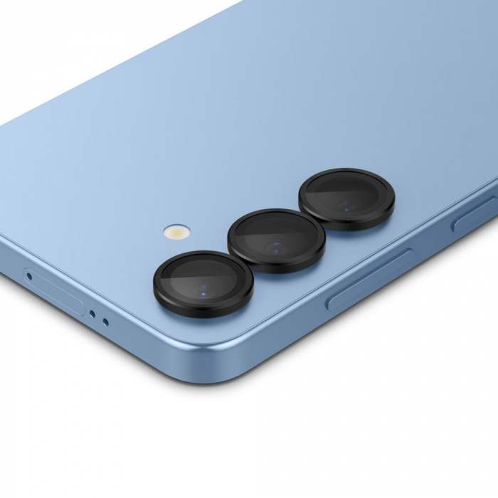 Pachet 2x Folie sticla camera Spigen GLAS.tR EZ FIT Samsung Galaxy S25 Plus [3]