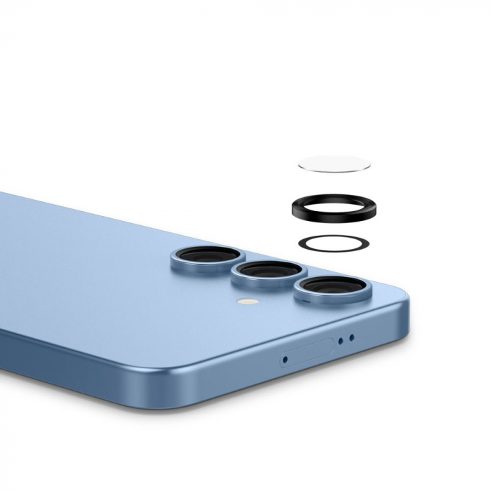 Pachet 2x Folie sticla camera Spigen GLAS.tR EZ FIT Samsung Galaxy S25 Plus [6]