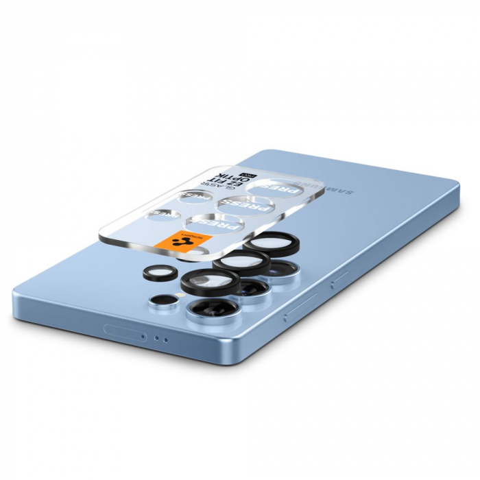 Pachet 2x Folie sticla camera Spigen GLAS.tR EZ FIT Samsung Galaxy S25 Ultra [4]