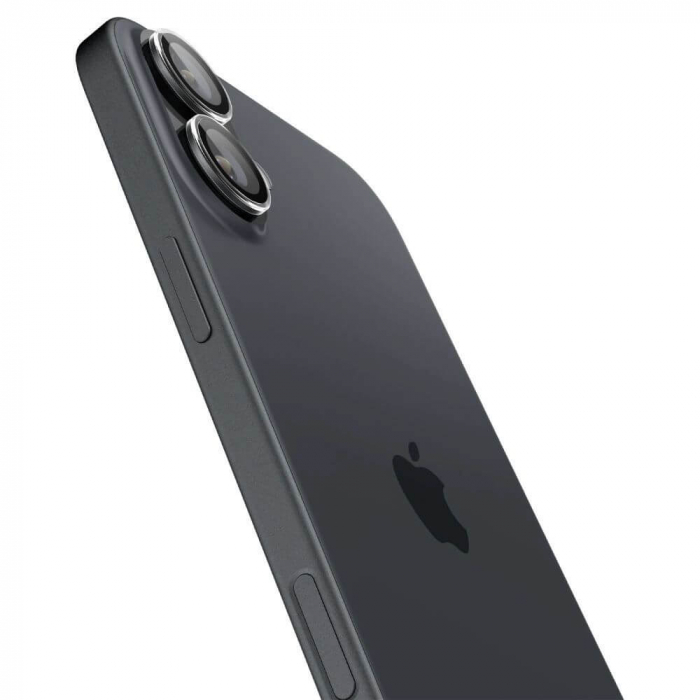 Pachet 2x Folie sticla camera Spigen Optik iPhone 16 Plus transparent [2]