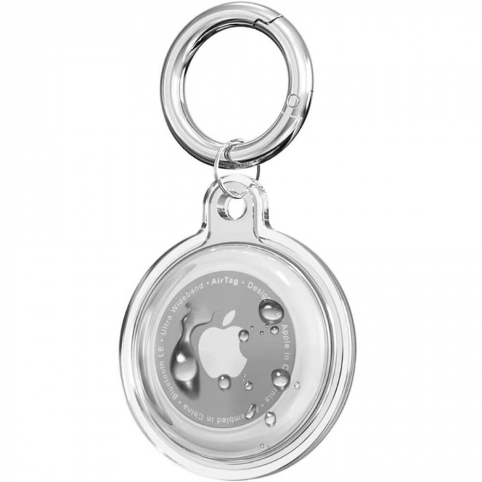 Pachet huse Airtag Tech-Protect Icon transparent 4 buc [3]