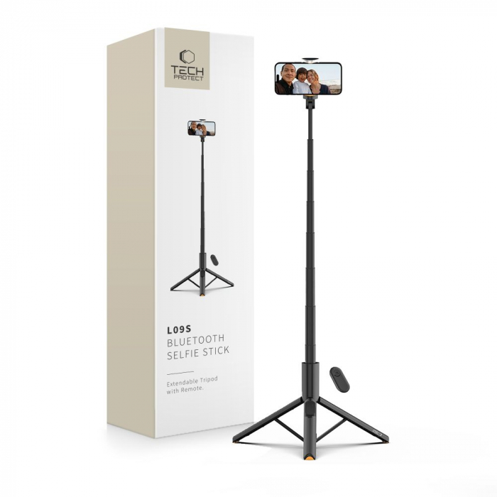 Selfie stick Tech-Protect L09s wireless cu trepied [1]
