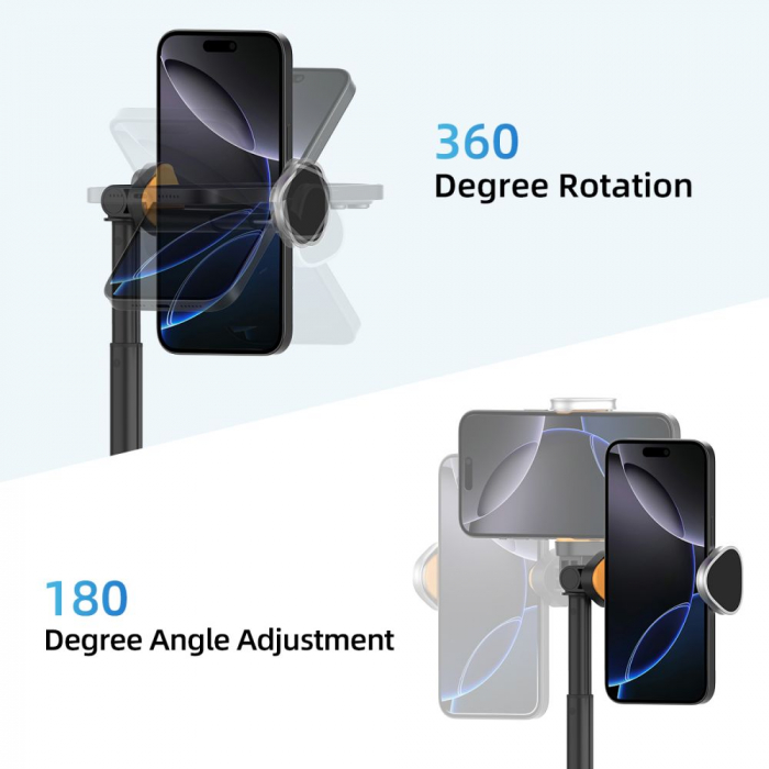 Selfie stick Tech-Protect L09s wireless cu trepied [5]