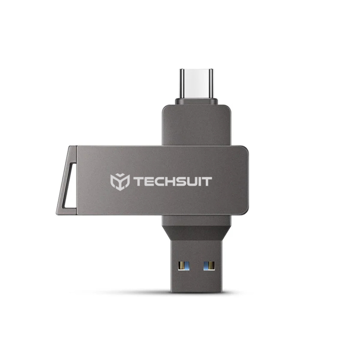 Stick de memorie 128GB Techsuit THSM20 Dual-Interface USB 3.0, Type-C [1]