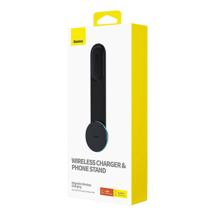 Suport auto Baseus magnetic cu incarcare wireless 15W C02 Pro [6]