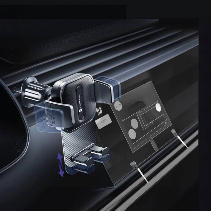 Suport auto Forcell F-grip GuardianAV prindere ventilatie [3]