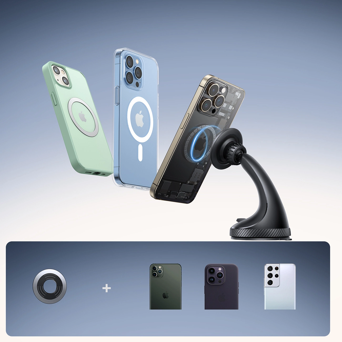 Suport auto Joyroom JR-ZS406 ventuza [8]