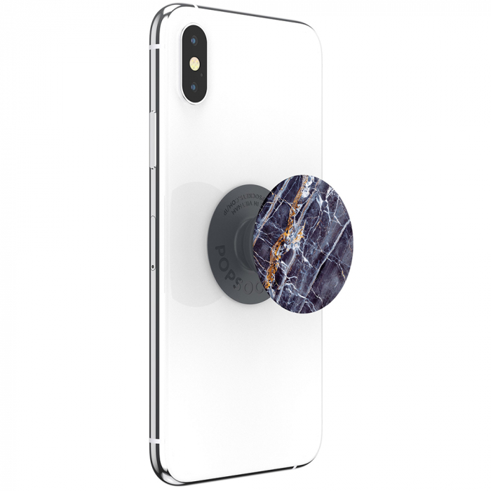 Suport stand adeziv universal Popsockets Basic Gold On Dark Marble [7]