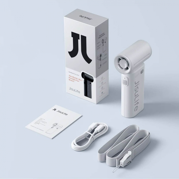 Ventilator JisuLife cu display digital 3600 mAh 5 viteze [2]