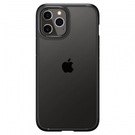 Huse Iphone - Husa Spigen Ultra Hybrid IPhone 12/12 Pro negru