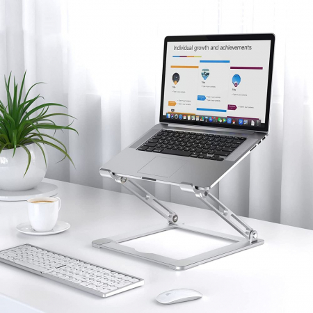 Suport Stand Premium Universal Laptop Din Aluminiu Pana La 17 Inch [4]