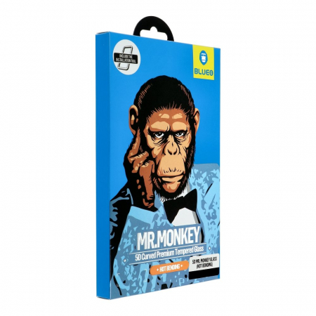 Folie 5D Mr. Monkey Glass IPhone XR/11 Hot Bending, Transparent