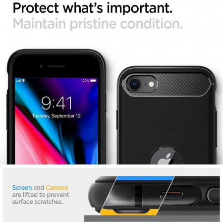 Husa Spigen Rugged Armor IPhone SE 2020 / 2022 [5]