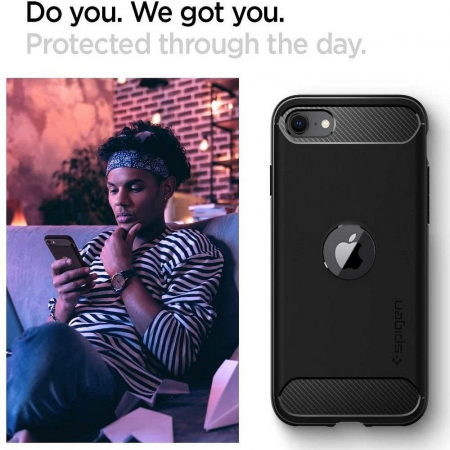 Husa Spigen Rugged Armor IPhone SE 2020 / 2022 [6]