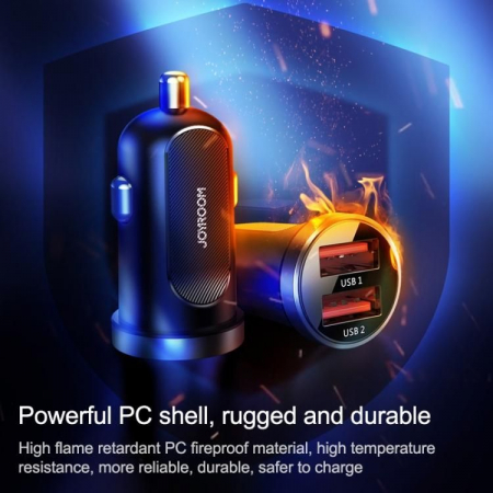 Incarcator auto Joyroom C-A09 Dual USB Quick Charge 3.0 30W [7]