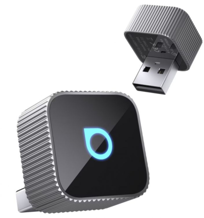 Casca bluetooth Fixed  FIXTLK2-BK - Adaptor Carplay / Android Auto Wireless Ottocast Mini Cube Style B pentru Apple iPhone / Android Series CP88-T2