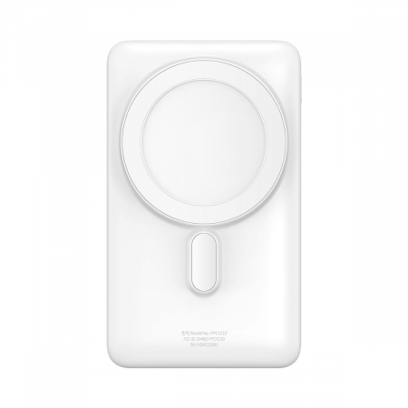 Baterie externa Baseus Magsafe 10 000ah alb cu cablu type c [0]