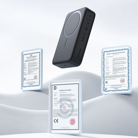 Baterie externa Mcdodo - Magnetic Ambilight Series (MC-5021) - 20000mAh, NTC Temperature Control, 20W, LED Indicator - Black [6]