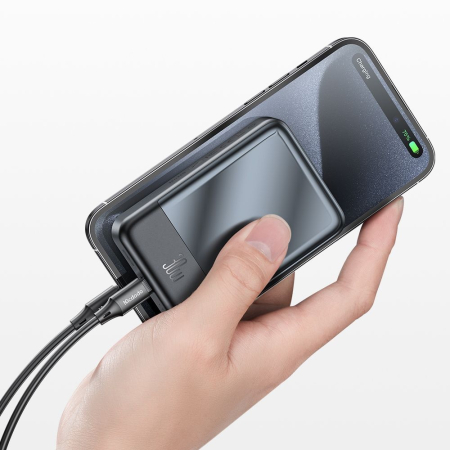 Baterie externa Mcdodo - Magnetic Ambilight Series (MC-5931) - 10000mAh, NTC Temperature Control, 30W, LED Indicator - Black [3]