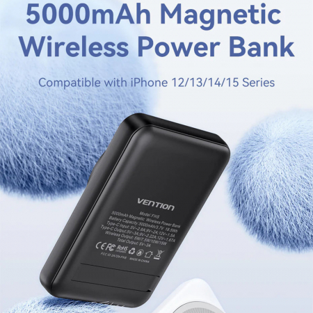 Baterie externa Vention FHSW0 20w 5000mAh fast charging [5]