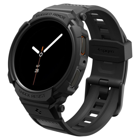 Spigen - Rugged Armor Pro Samsung Galaxy Watch8 44mm - Bratara ceas Samsung Galaxy Watch8 44mm Spigen - Rugged Armor Pro (ACS10007) Black