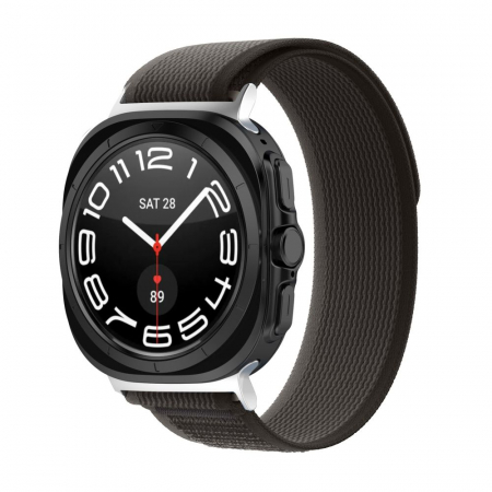 Bratara ceas Samsung watch Ultra 47 mm negru/portocaliu naylon [1]