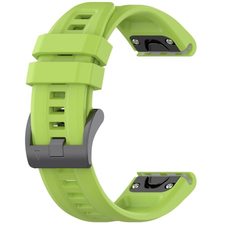 Folii Garmin - Bratara ceas Techsuit - Watchband QuickFit 26mm (W060) - Garmin Fenix 3/3 HR/5X/5X Plus/6X/6X Pro/7X/7X Pro Solar - Light Green