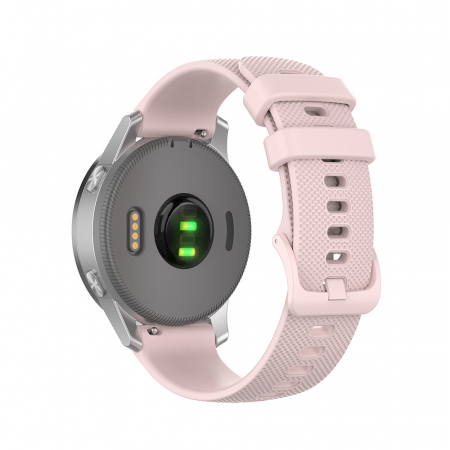 Bratara Techsuit 18mm W006 Huawei Watch GT 4 41mm / W1 / Honor Watch S1 / Garmin Venu 2S / Vivoactive 4S negru [2]