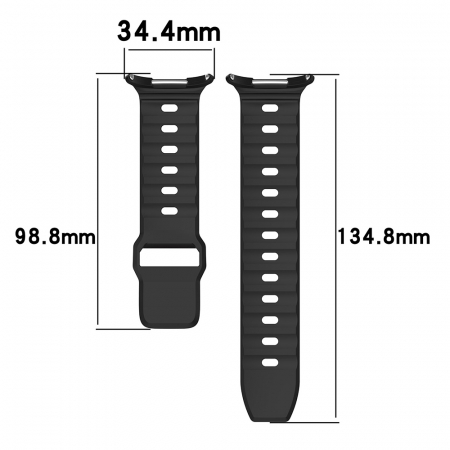 Bratara Techsuit Samsung Watch Ultra 47mm portocaliu [3]