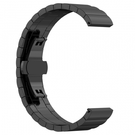 Bratara Techsuit W012 Samsung Galaxy Watch 4/5/Active 2, Huawei Watch GT 3 (42mm)/GT 3 Pro (43mm) 20mm negru [1]