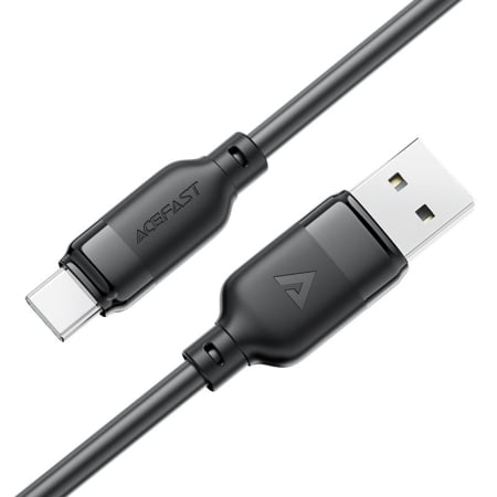 Acefast - Data Cable (C16-04) - Cablu Acefast  (C16-04) - Fast Charging, USB to Type-C, 3A, BendResistant, 1.2m - Black